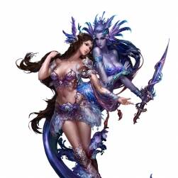 各種風(fēng)格美女角色原畫鑒賞