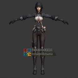 美女 性感 戰(zhàn)士T-pose模型