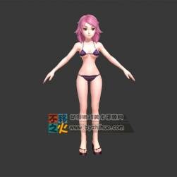 少女 泳裝 模型