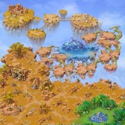 【瘋狂部落】超高清Q版場景地圖 19P