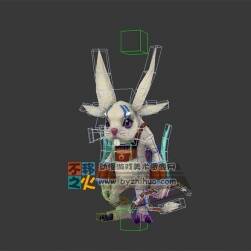 兔子 擬人 戰(zhàn)士 模型