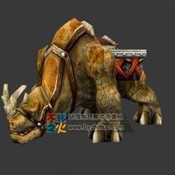 犀牛獸坐騎 Max模型