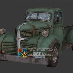 破舊的汽車(chē) Max模型