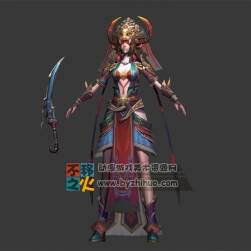 美女 性感 刺客 模型