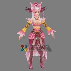 可愛 古裝小蘿莉 3D模型