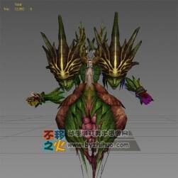 自然制裁者 帶綁定怪物模型