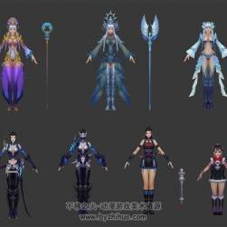 中國風(fēng)精良藏地風(fēng)格 主角套裝模型