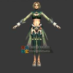 精靈 美女 女法師模型