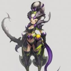 【Crimson Heart】緋紅之心 韓式Q版角色原畫 73P