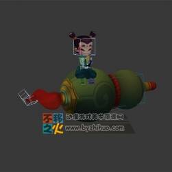 童子 仙童 葫蘆 兒童 模型