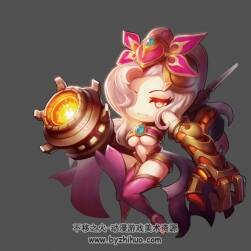 中國古風Q版 角色道具 立繪合集