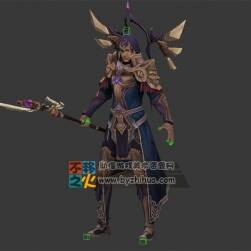 斗篷男法師模型