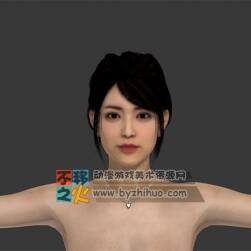 美女 黑發(fā) 標準 體型 模型