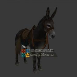 單蠢小毛驢一只 Max模型