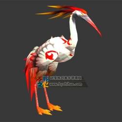 烈火仙鶴 Max模型