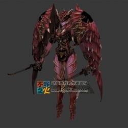 精靈 鎧甲 翅膀 女戰(zhàn)士 模型