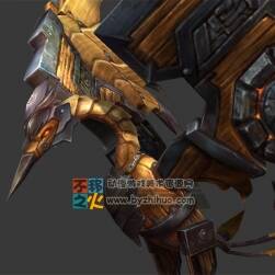 精細(xì)的機(jī)關(guān)鳥 木制鳥獸 Max模型