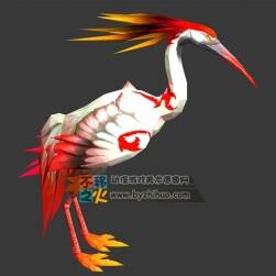 火羽仙鶴 3D模型