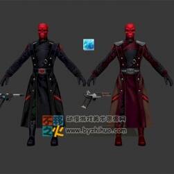 漫威 紅骷髏 模型