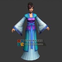 古裝溫婉女性 小家碧玉 Max模型