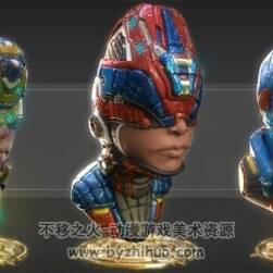 Zbrush與Keyshot科幻角色雕刻制作視頻教程