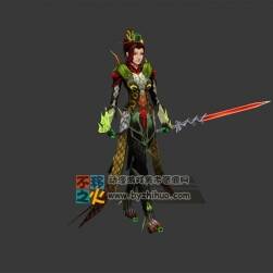 女戰(zhàn)士女劍士模型