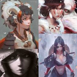 GUWEIZ插畫作品合集 含兩個作畫視頻