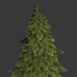 松樹 游戲3D模型