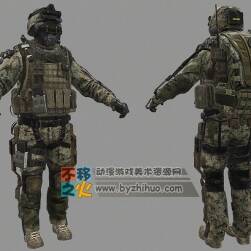 次世代士兵戰(zhàn)士軍人模型