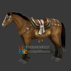 帶綁定 馬 游戲坐騎模型