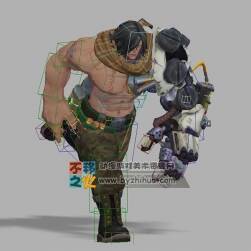 男性機(jī)械手臂戰(zhàn)士 Max模型