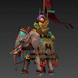 大象 人物  3D模型