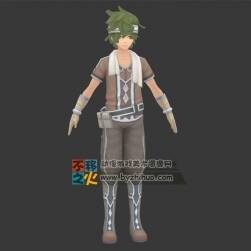 二次元 男孩 路人 模型