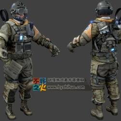 次世代特種兵通訊士兵模型