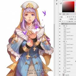 仙境傳說(shuō)2角色場(chǎng)景原畫(huà)集 部分PSD格式