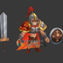 戰(zhàn)士 士兵 Max模型