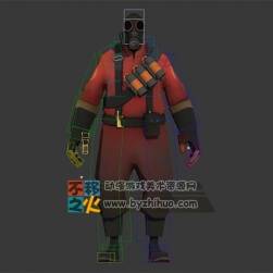 士兵 生化 工人 工程師 模型