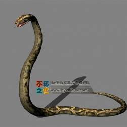 Attack 蛇 3D模型 帶動作