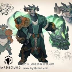Shardbound 角色場(chǎng)景概念設(shè)定+3D渲染圖 184P