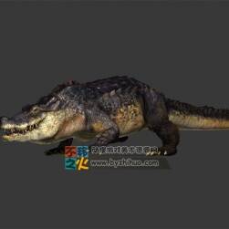 鱷魚 Max模型