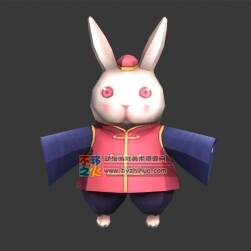 小兔紙一枚 Max模型
