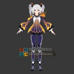 布洛妮婭·扎伊切克 帶綁定角色模型