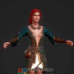 次世代歐洲紅發(fā)女郎模型