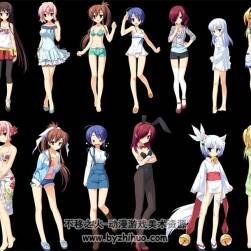 ゆずソフト 天神亂漫 CG角色圖集 5350P