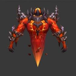 火焰 熔巖 幽靈模型