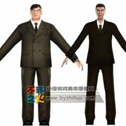 老板 西裝 總裁 老板 模型