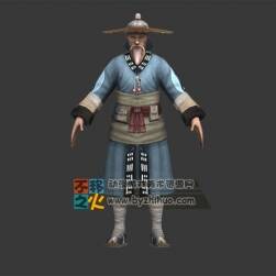老頭 老者 術(shù)士 算命先生 道士模型