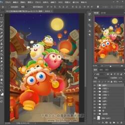 【保衛(wèi)蘿卜】宣傳圖 海報原畫 PSD源文件 6P