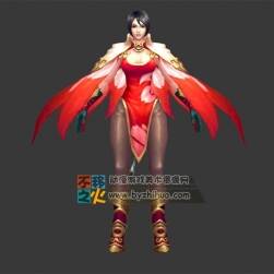 短發(fā) 美女 斗篷 女戰(zhàn)士模型