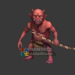 地獄 惡鬼 部落 弓箭手模型
